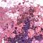 Конфетти фольга звезда "Розовый" металлик 1,5 см 50 гр./6015208